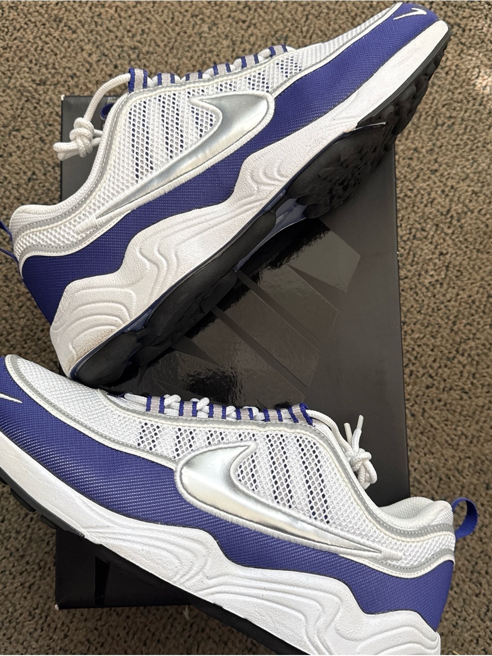 Nike Air Zoom Spiridon SP Concord - Mesh Athletic Sneakers